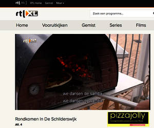 Gezien bij RTL op TV pizza party met de PIZZAJOLLY pizzaoven 