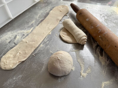 broodjes rollen en opvouwen