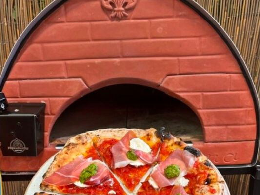 pizzajolly pizzaoven "Originale 70 HYBRIDE" GAS - HOUT gestookt pizzajolly pizzaoven "Originale 70 HYBRIDE" GAS - HOUT gestookt