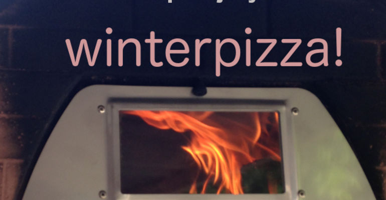 winterpizza de PIZZAJOLLY pizzaoven ook in de winter gebruiken