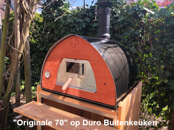 Originale 70 houtgestookte pizzaoven van PIZAJOLLY de meest verkochte pizzaoven in Nederland